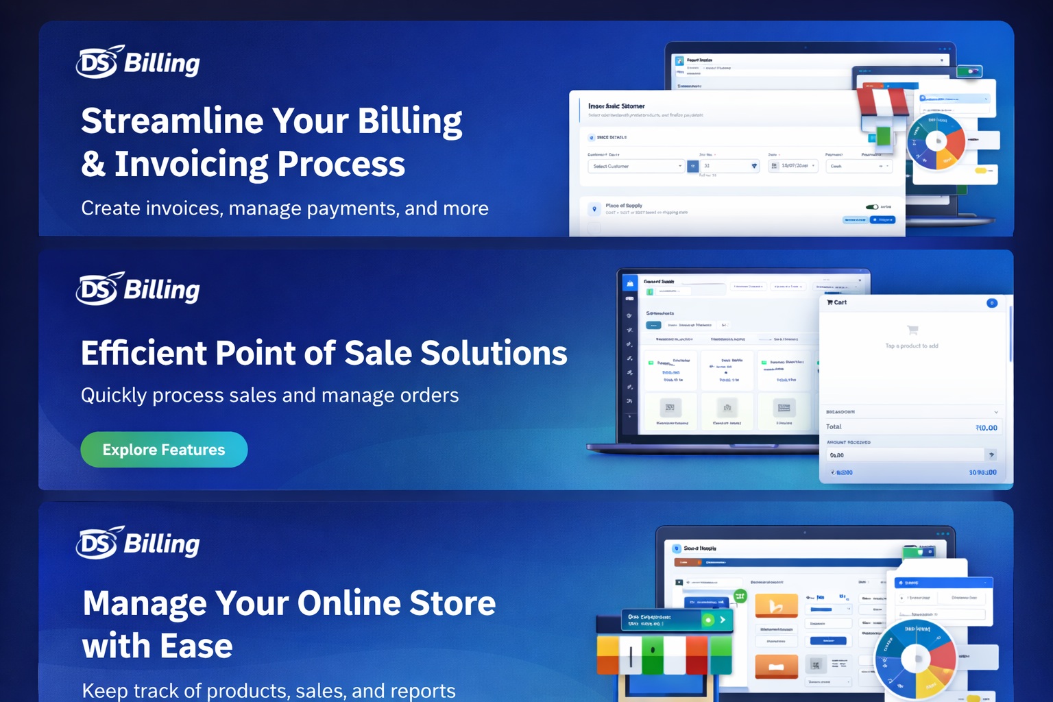 Smart Billing & Accounting Software software preview