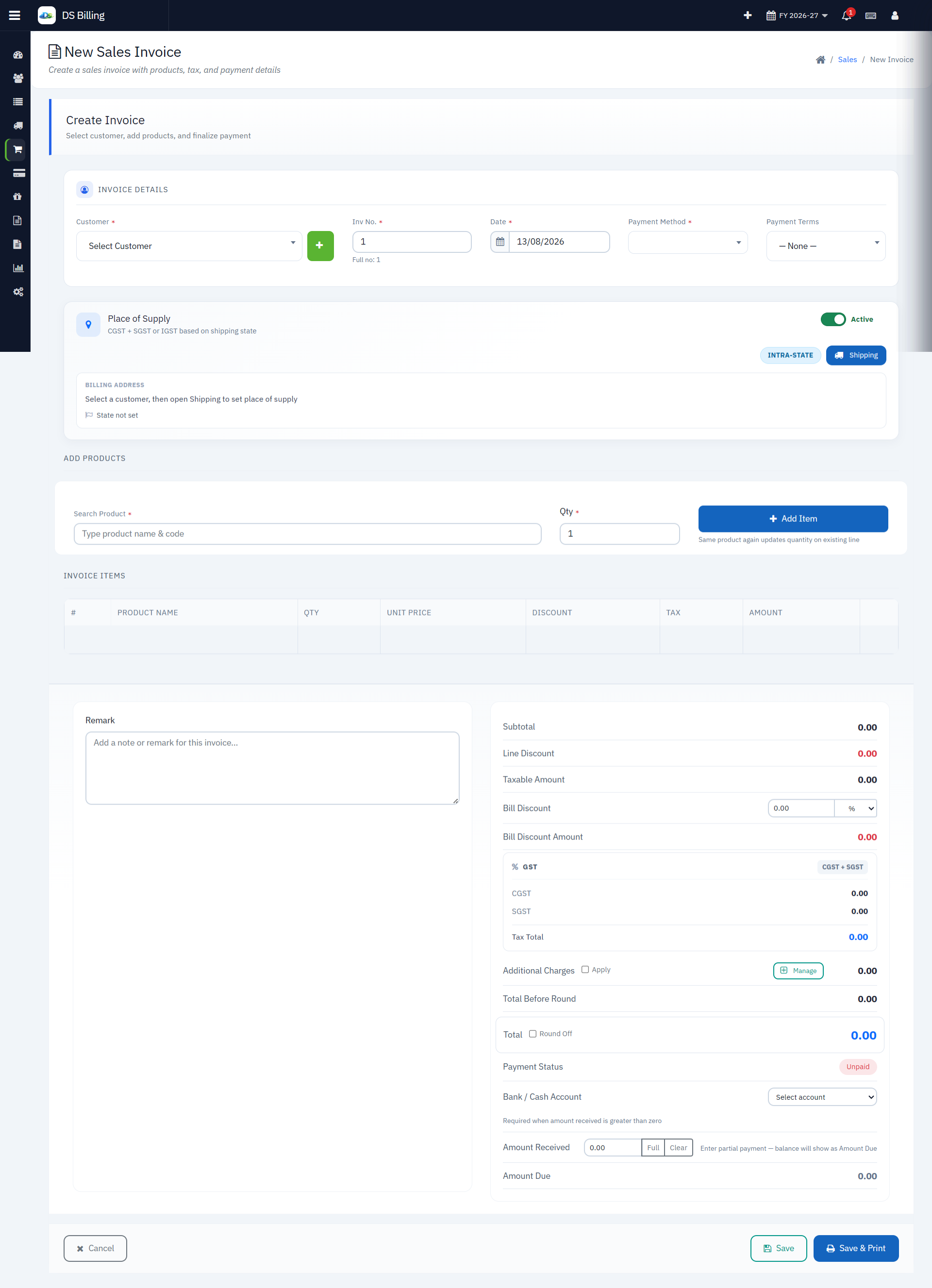 GST Invoice Preview